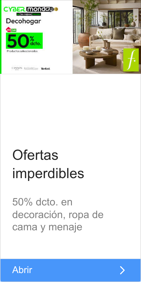 Falabella: CYBER monda® | a los mejoros mare | Decohogar | 50 *ato. | Productos seleccionad