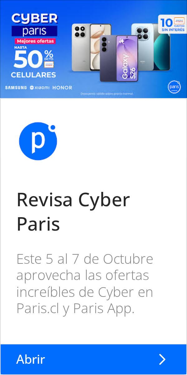 Paris: CYBER | 10 | paris | SIN INTERÉS | CUOTAS | Mejores ofertas | 50% | Galaxy | CEL