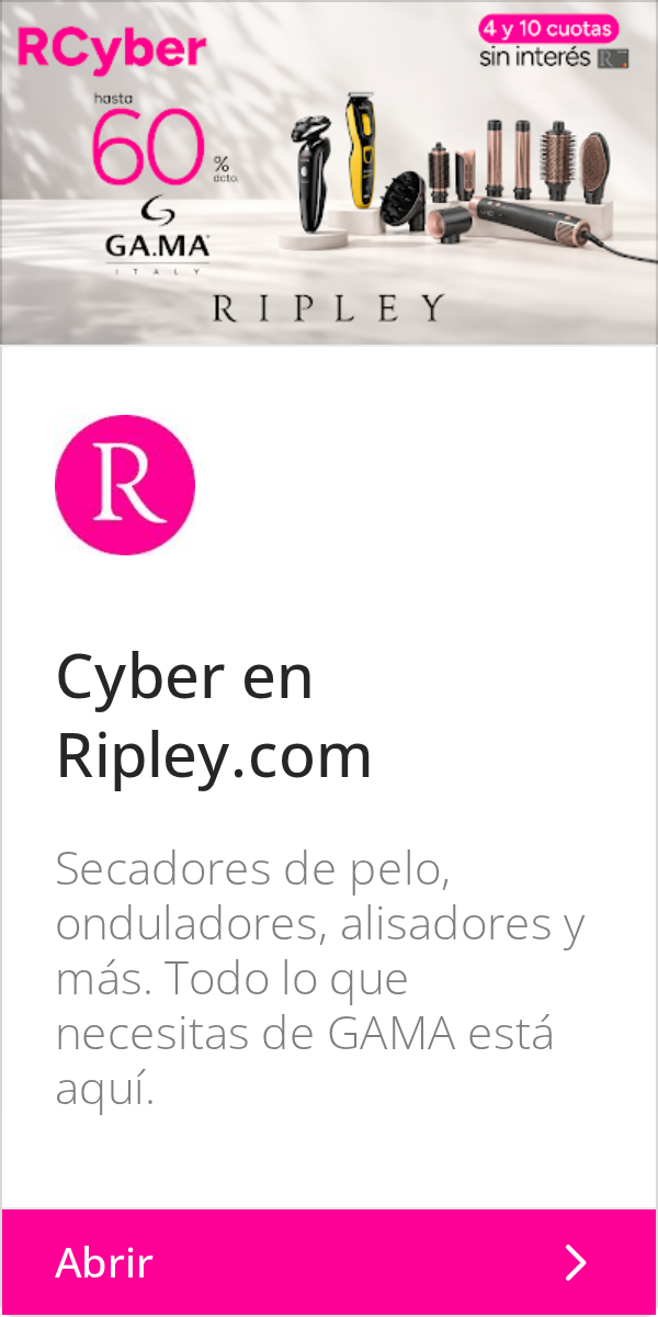 Ripley: RCyber | sin interés | 4 y 10 cuotas | hasta | 60 | acto | G | GA.MA | RIPLEY | 