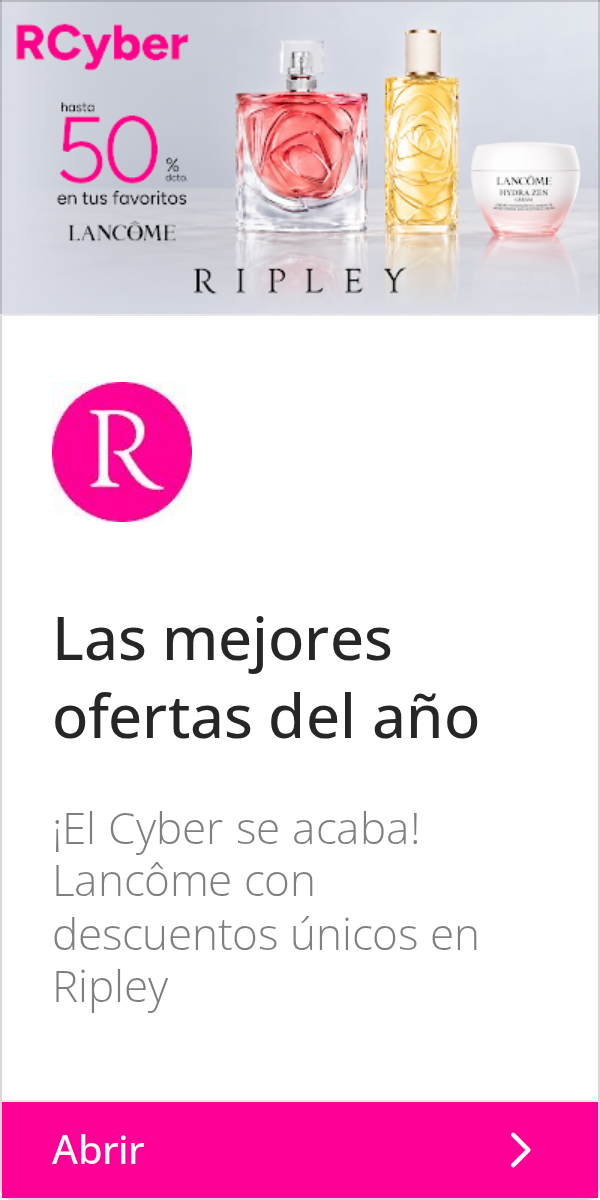 Ripley: RCyber | hasta | 50% | en tus favoritos | LANCOME | HYDRAZEN | LANCOME | RIPLEY 